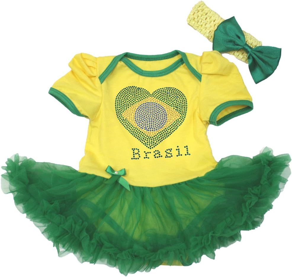 Petitebella National Theme Cotton Bodysuit Baby Dress Nb-18m