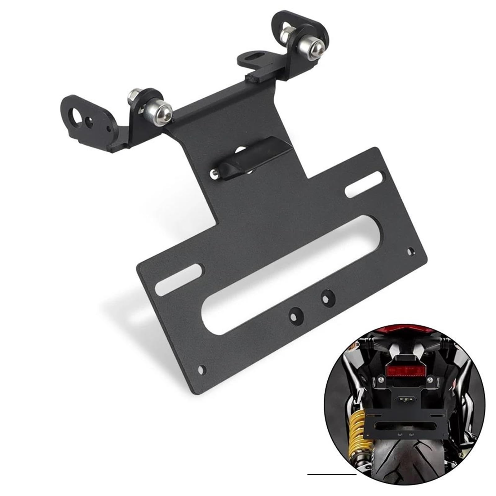 Portatarga Moto Per Ducati Per Monster 400 620 695 750 Eliminatore Di Parafango Supporto Telaio Targa E