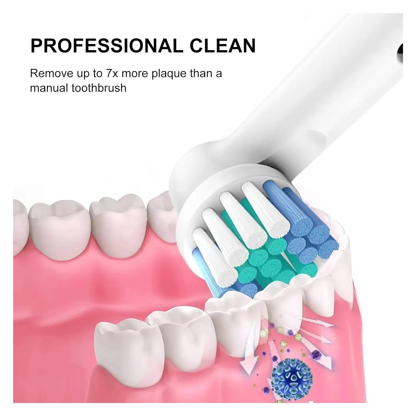 Testine For Spazzolino Elettrico, Compatibili Con Oral-B,