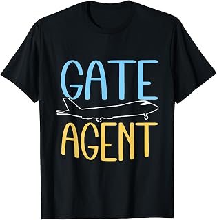 Gate Agent Airline Airport Profession Boarding Gate Agent T-Shirt