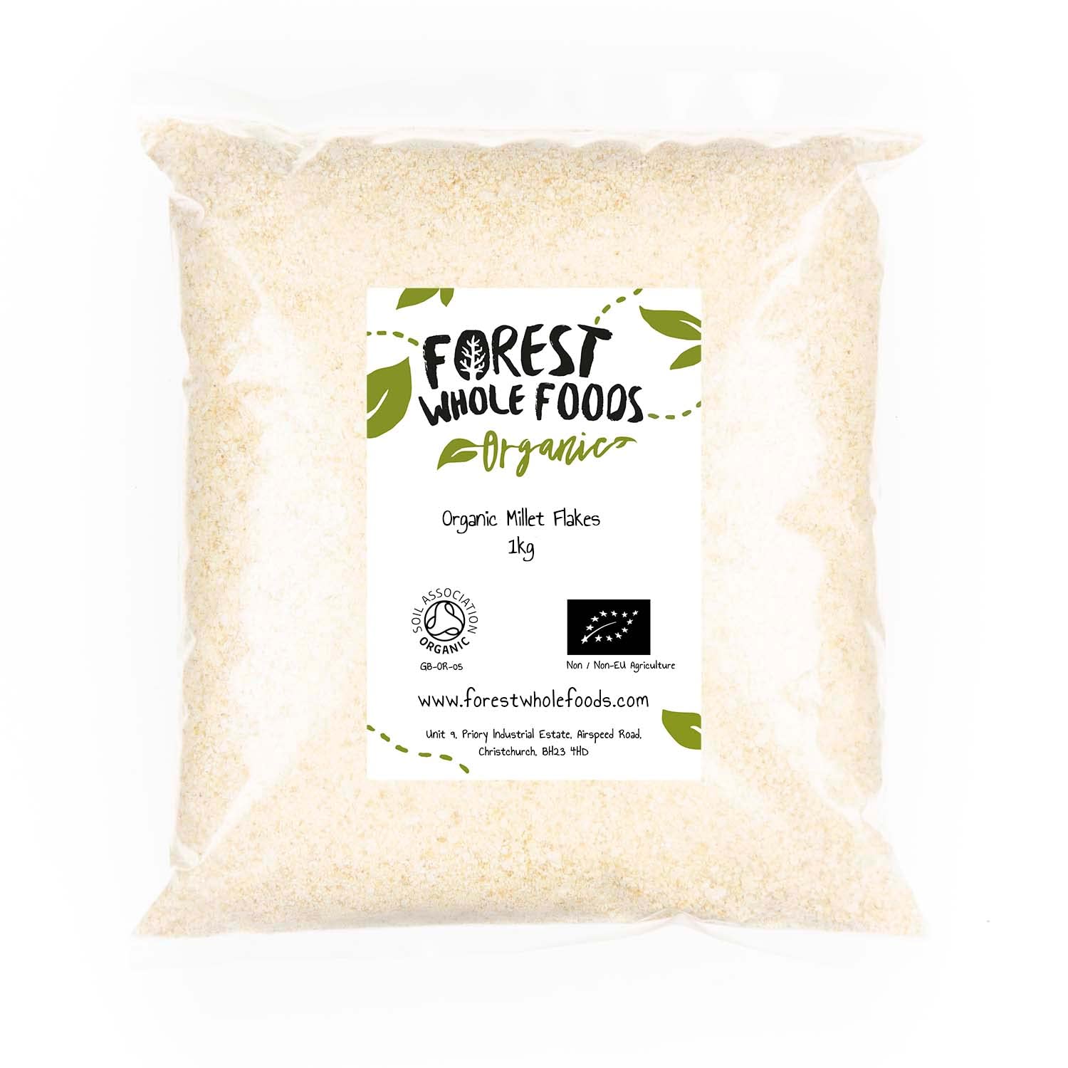 Organic Millet Flakes - Forest Whole Foods (1kg)