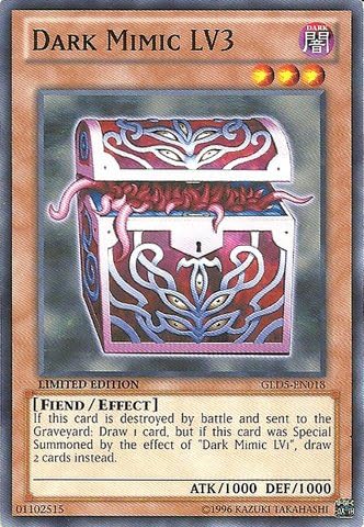 Yu-Gi-Oh! - Dark Mimic LV3 (GLD5-EN018) - Serie Gold: Mina embrujada - Edición limitada - Común