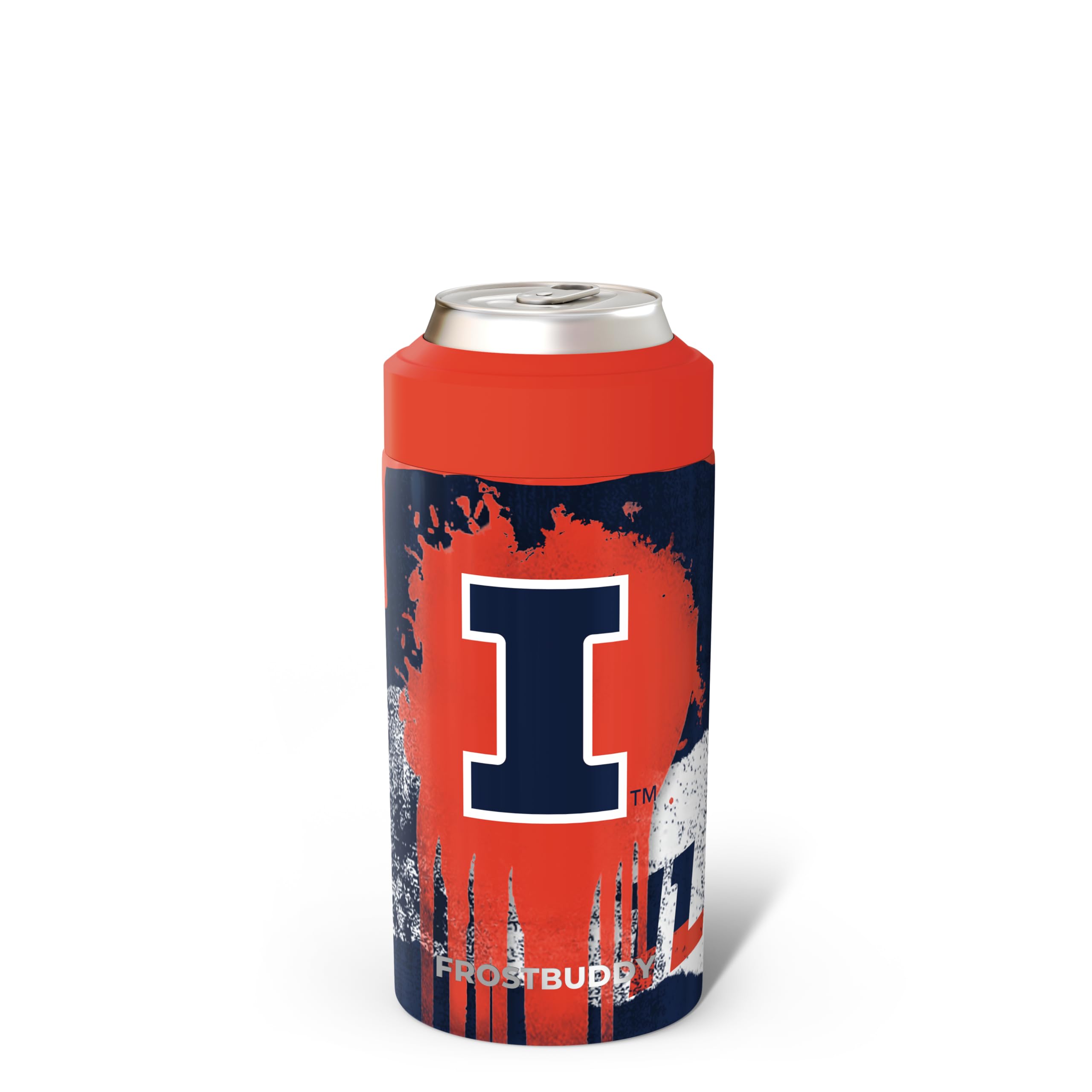 Frost Buddy Universal Can Cooler (Illinois Fighting Illini | Drip)
