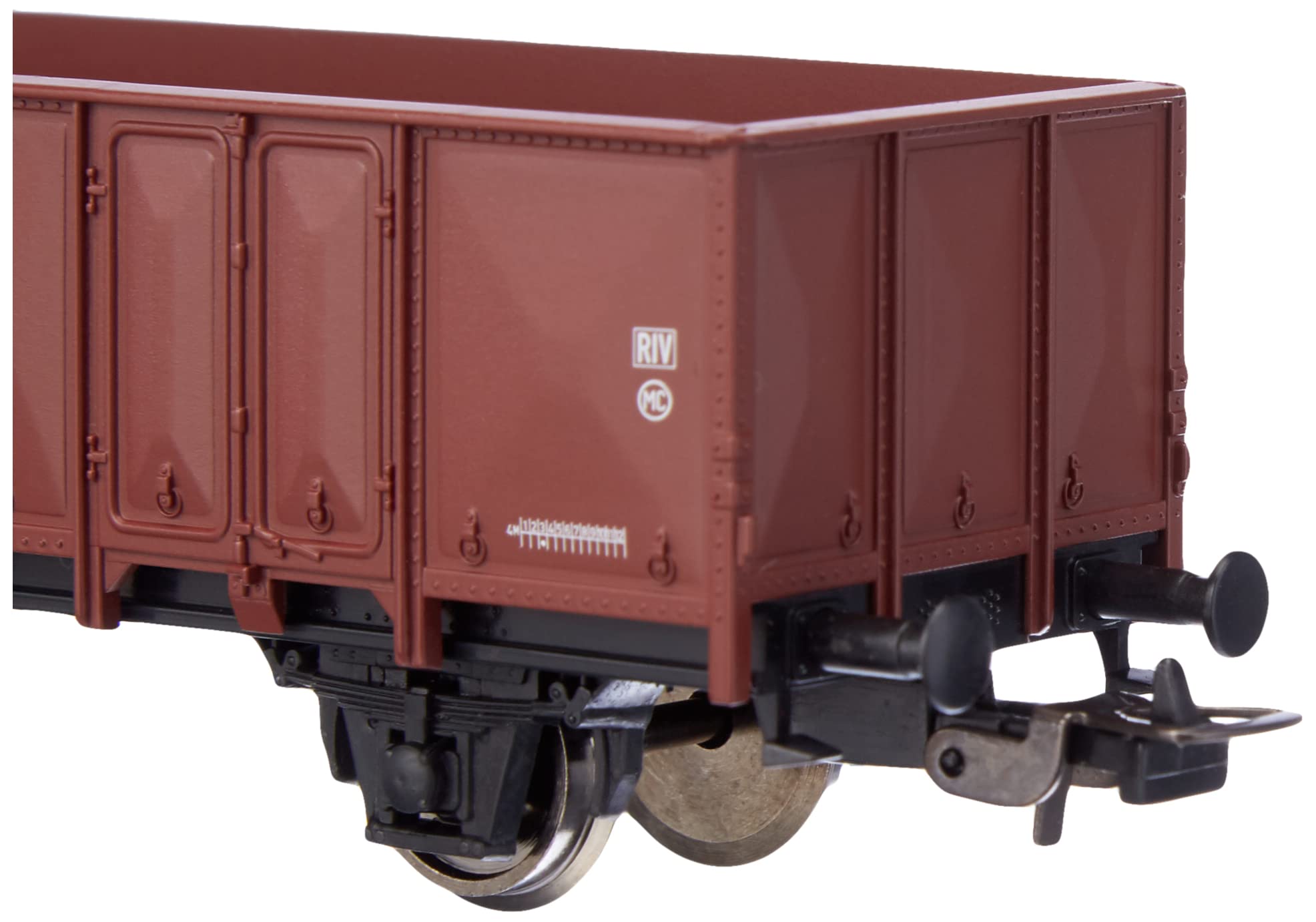 Piko 58742 Carro Merci Aperto Dr III, Veicolo Ferroviario, Grigio