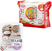 Iris Ohyama Pack Rice, 100% Domestic Rice, Low Temperature Rice, Emergency Food, Rice, Retort, 5.3 oz (150 g) x 10 Packs