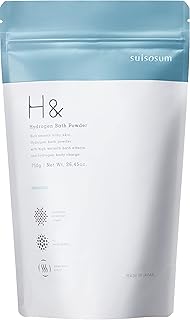 H&アッシュアンド 入浴剤 高濃度水素 炭酸 【全身を温かい気泡が包み込むxギフトx国産x計量スプーン入り】 (無香料)