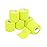 FriCARE Self Adhesive Bandage Wrap, Medical Tape in First Aid Kit, Cohesive Bandages for Wounds Sport Vet, 2 Inches X 5 Yards 6 Rolls, Fluorescent Yellow