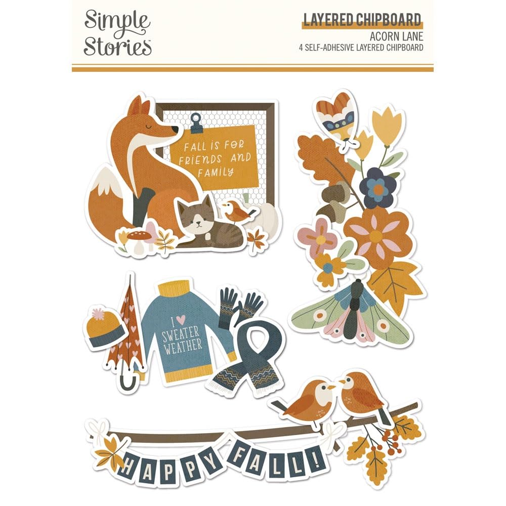 Acorn Lane Layered ChipboardAL21022