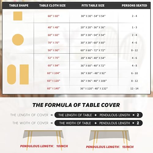 Miniatura 6 de Horaldaily Mantel de Navidad de 52 x 70 pulgadas, diseño de árboles de muñeco de nieve de invierno, color rojo, lavable, para fiesta, pícnic,