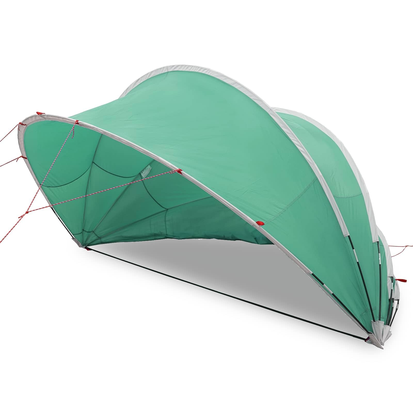 Dôme de Piscine Pliable Bleu 336 x 322 x 160 cm en Polyester 185T revêtement PU avec poteaux Fibre de Verre, Sac de Transport, Protection et Isolation Thermique pour Jardin terrasse