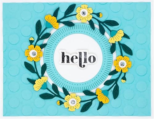 Miniatura 4 de SPELLBINDERS PAPERCRAFTS, INC Carpeta de estampado 3D Puff Dotty, Opaco