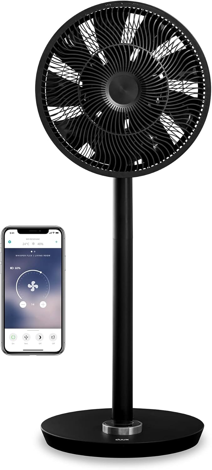 Whisper Flex Smart Fan Black Amazon.co.uk Home & Kitchen