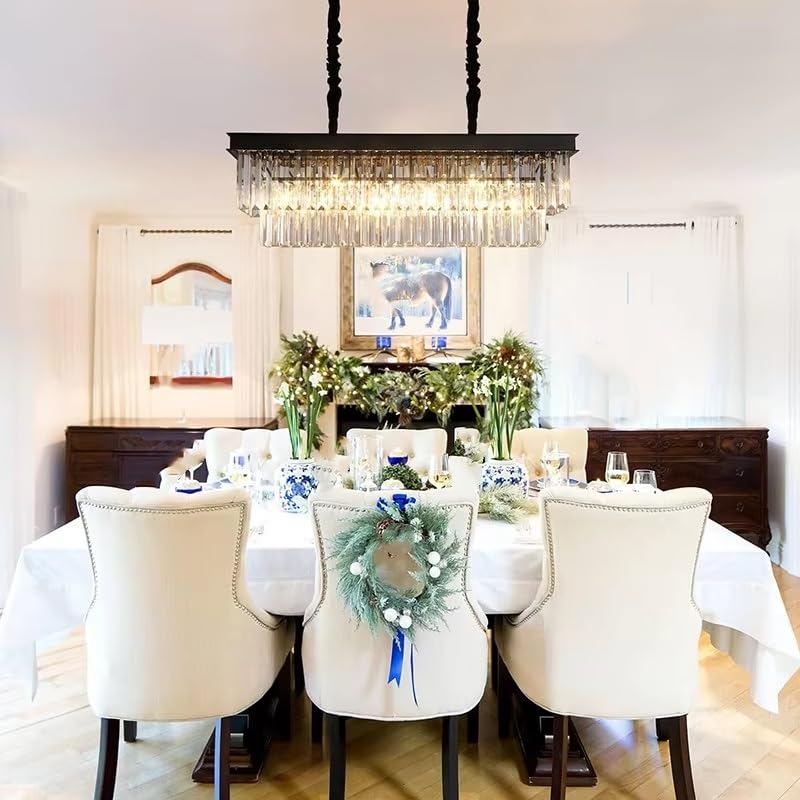Modern Luxury Large Gold Crystal Elegant LED E14 Replaceable Bulbs Lamp for Dining Room Foyer Kitchen Entryway