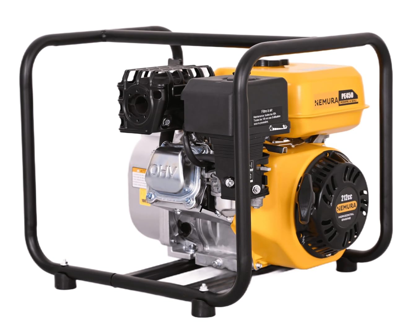 Nemura Pompe à Eau Thermique 209cm3 36 m3/h 50mm Moteur 4 Temps