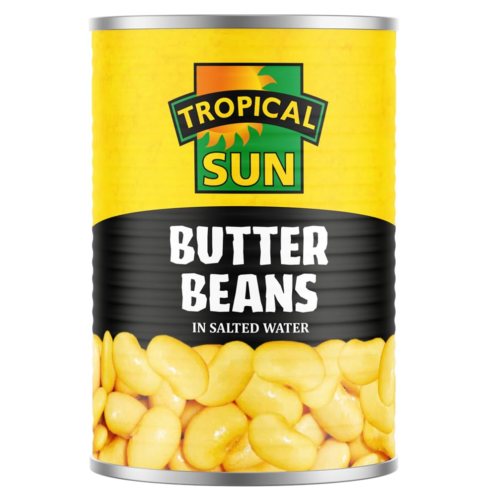 Tropical Sun Butter Beans Tins 400 g (Pack of 12)
