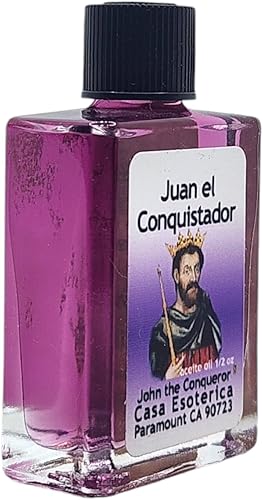 Miniatura 2 de Aceite para unción espiritual de Juan el Conquistador Aceite, de CASA ESOTERICA MAGICK SPACE-0.5 FL OZ (1 paquete)