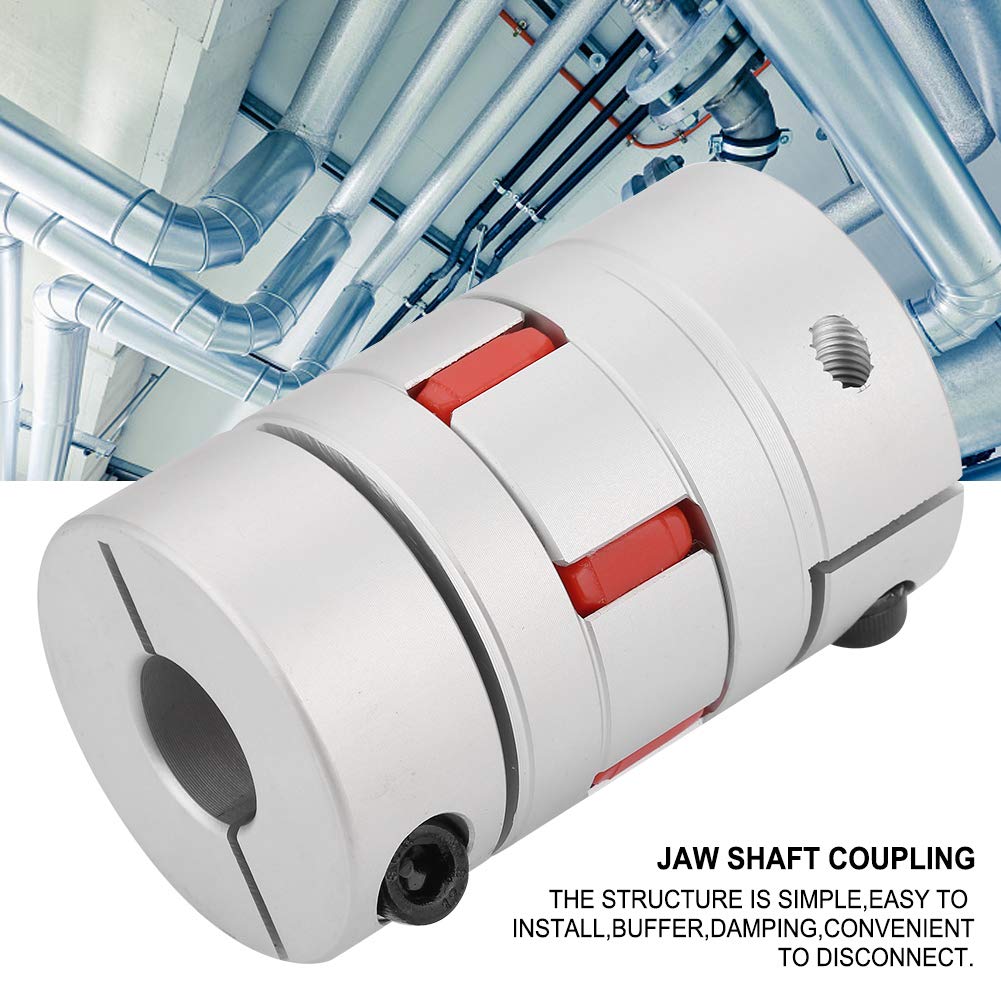 Flexible Jaw Shaft Coupling, CNC Stepper Motor Coupler Connector OD40mm X L66mm, Flexible Spider Shaft Coupling