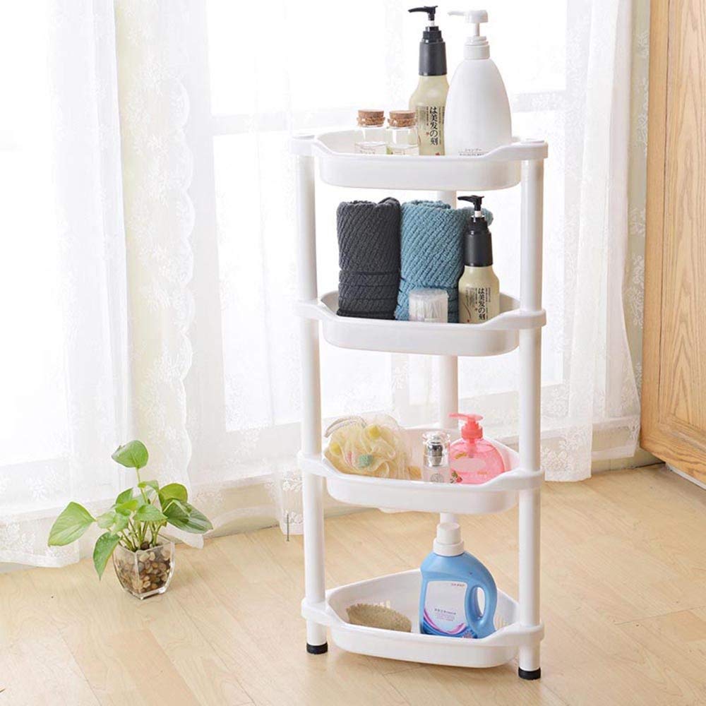 Amazon｜コーナーラック 4段 浴室 シャンプー ラック 浴室用