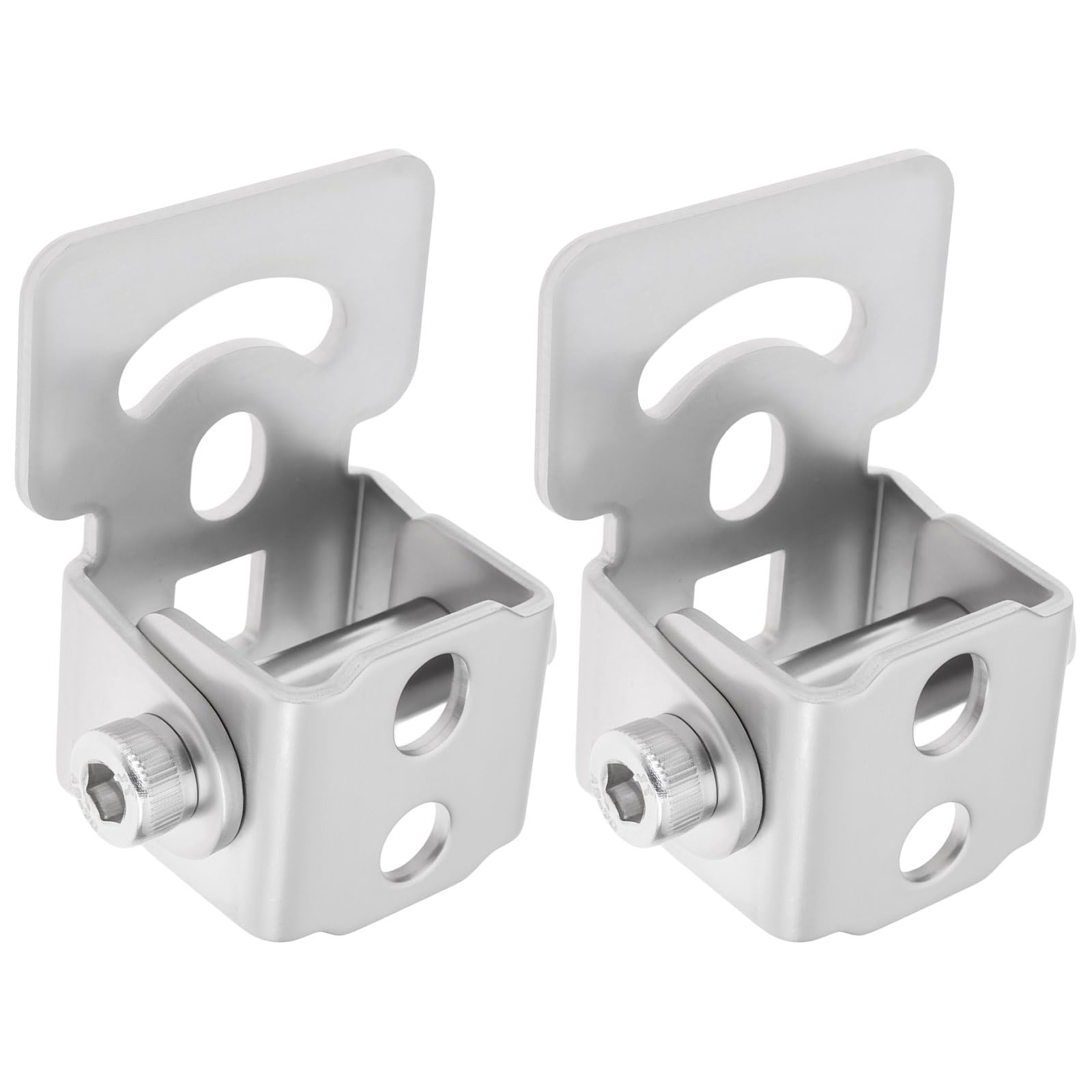 VGOL 2pcs Motorcycle Headlight Spotlight Mounting Bracket Stainless Steel for LED Light Bar Modification