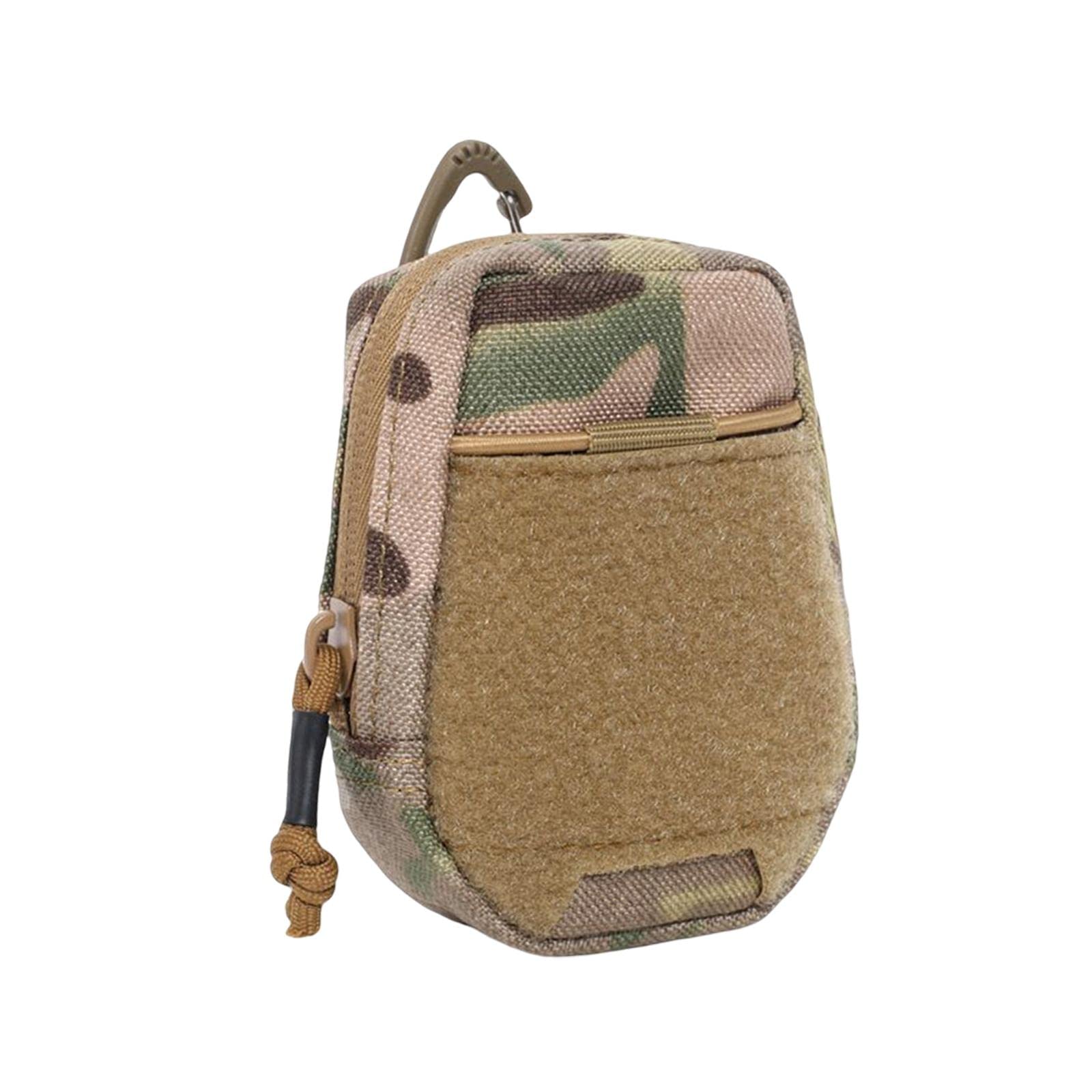 Multi Tool Pocket Organizer Pouch Organizer Portable for Running Fishing Khaki B-image-1