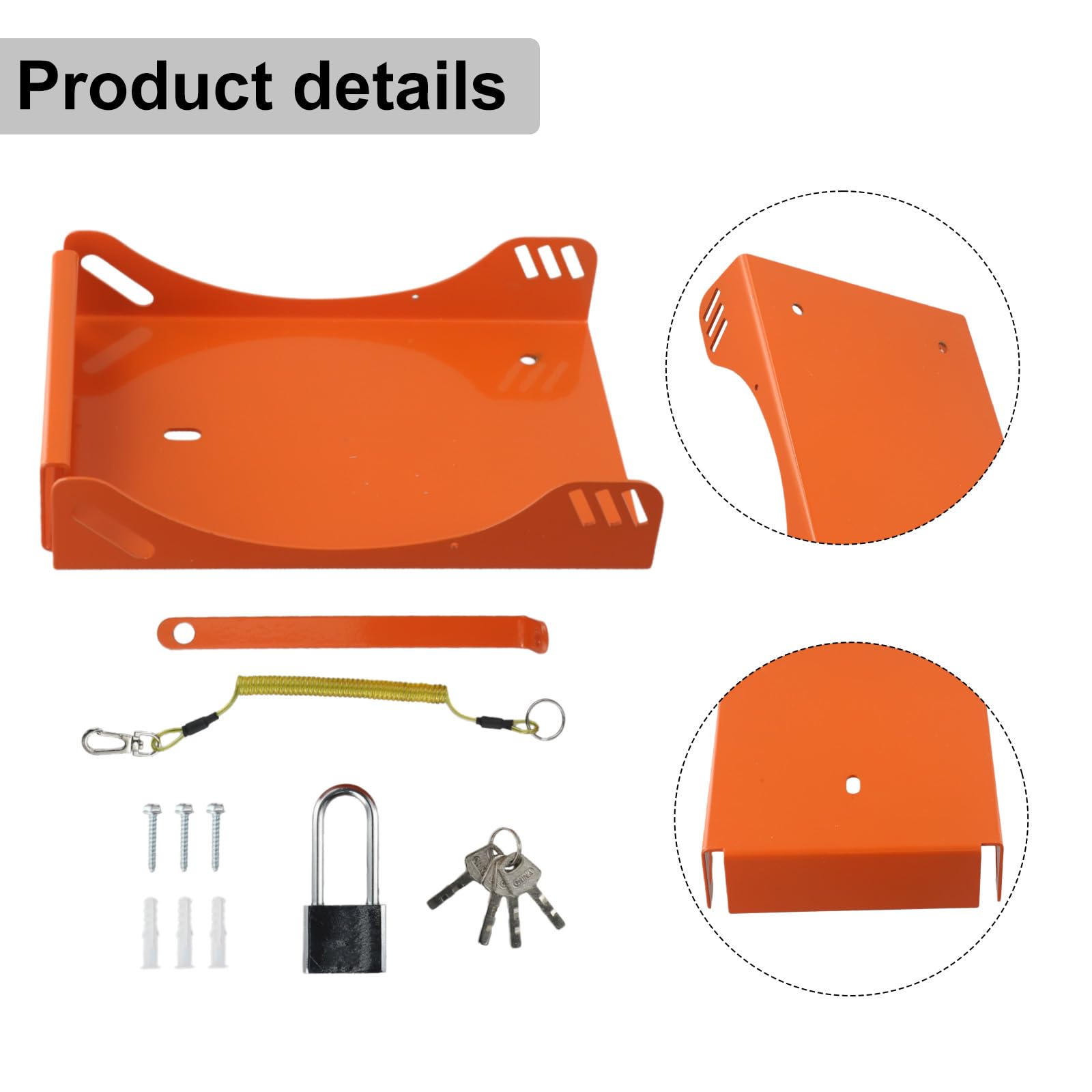 Kit di staffe per montaggio a parete per soffianti BG-50, BG-56, BG-66, BG-86, la staffa portatile può fissare saldamente il ventilatore in posizione