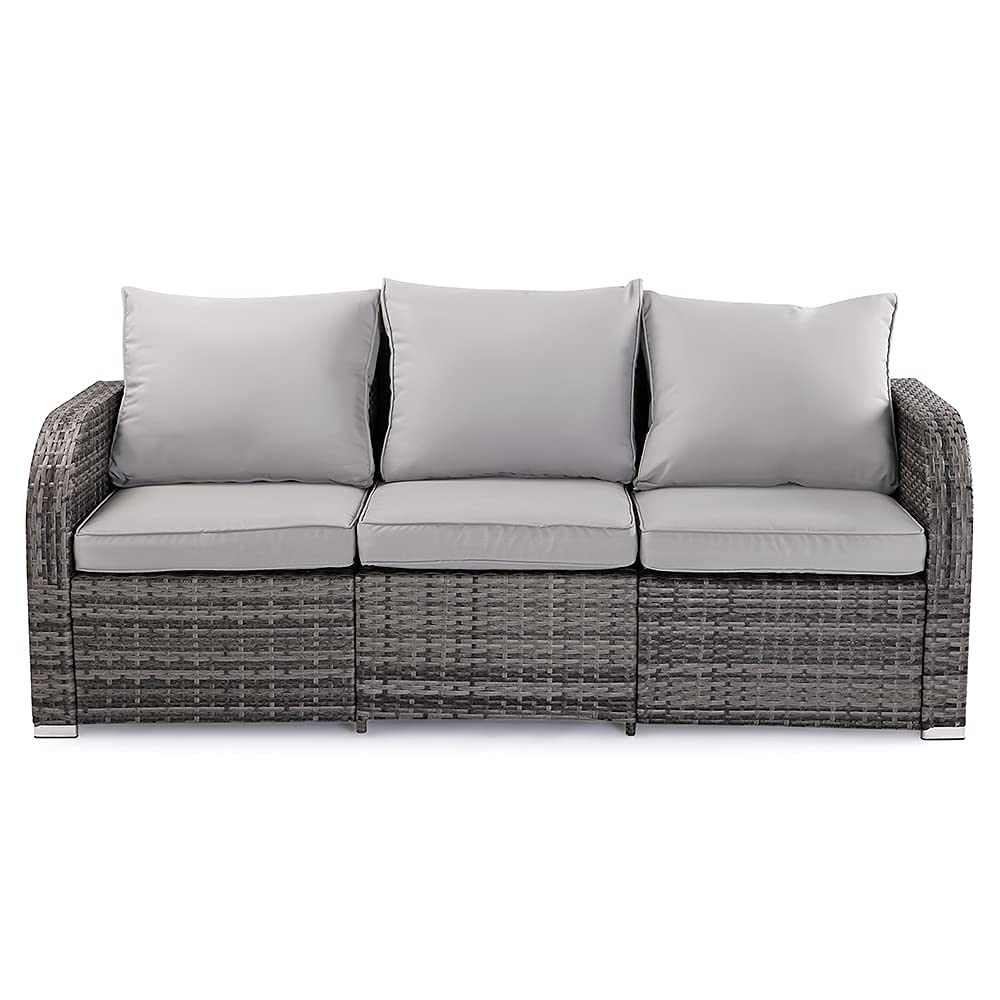 Buy WeCooper 6PC Outdoor Rattan Furniture Set, Patio Wicker 7 Seats