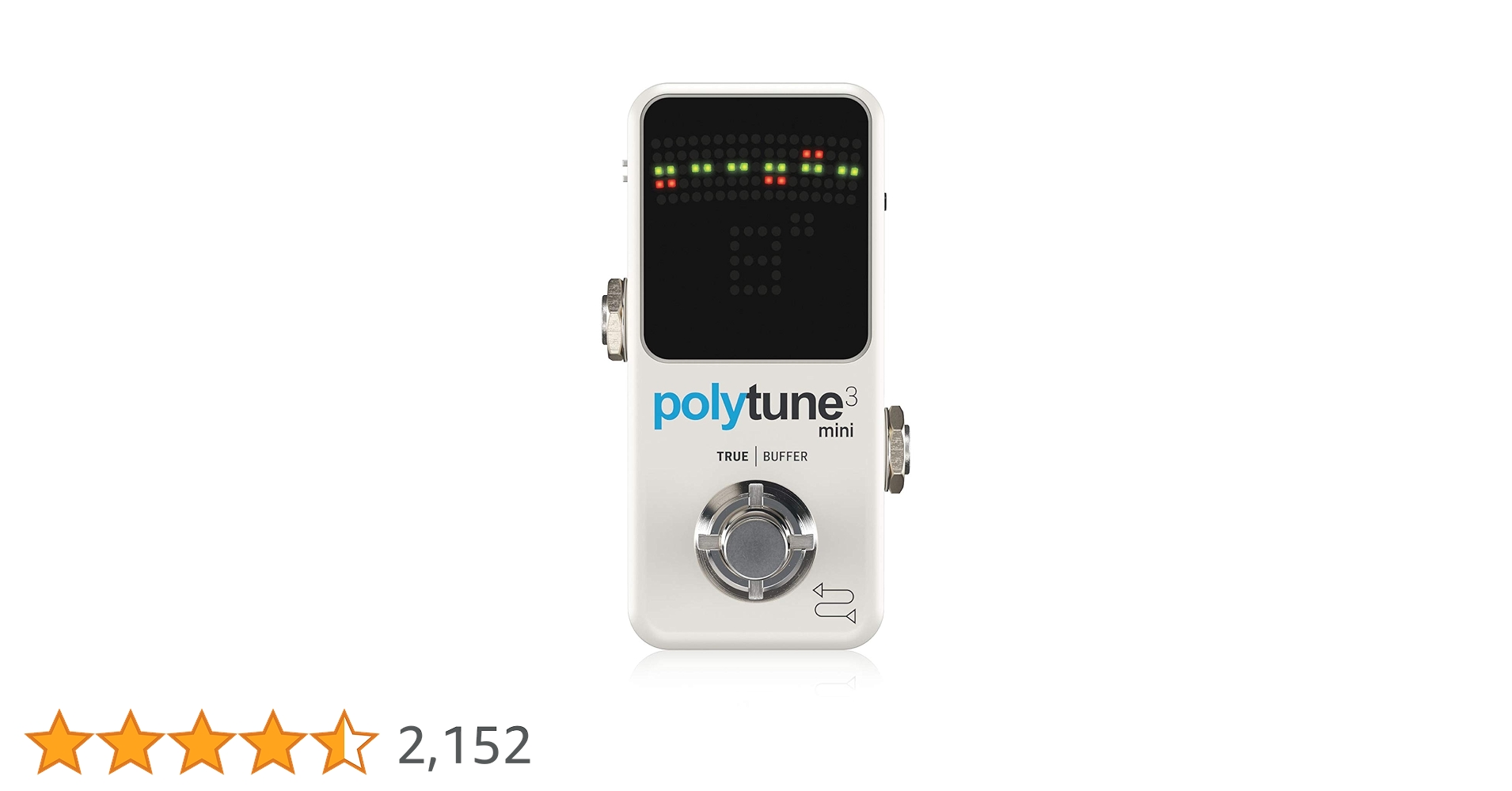 TC ELECTRONIC Polytune 3 ポリフォニック チューナー TC ELECTRONIC POLYTUNE 3 NOIR ポリフォニック ペダルタイプ