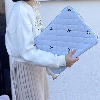Amazon.com: HICARRY Puffy Laptop Sleeve Case Cute Quilted