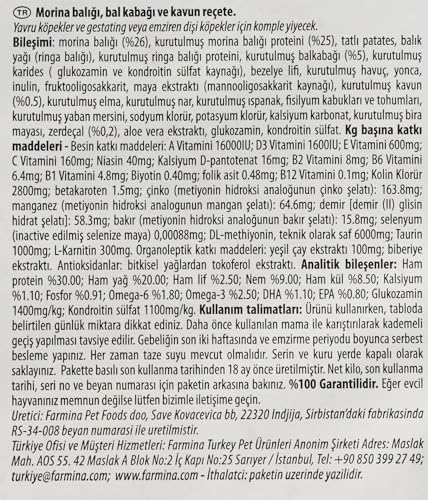 Farmina N&D Ocean Puppy Mini Pellets Hundefutter (Trockenfutter, mit hochwertigen Vitaminen und natürliche Antioxidantien, ohne Mais, Zutaten: Kabeljau und Melone, Portionsgröße: 7 kg)