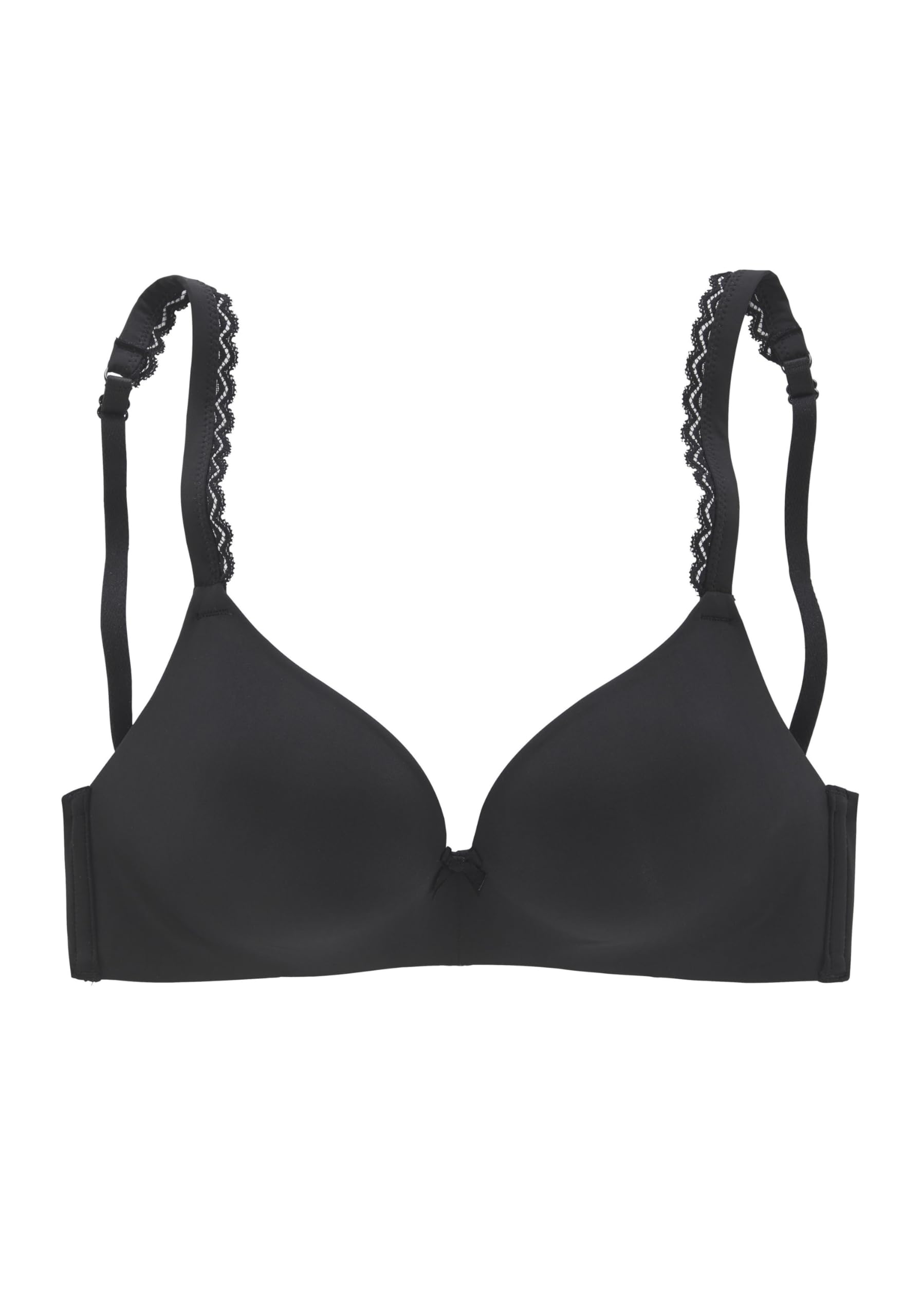 s.Oliver Damen Bralette nahtlos, leicht wattierte Cups, verzierte Träger, Bequeme und modische Dessous für jeden Tag