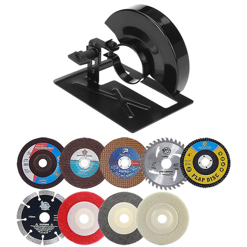 Galaxe Angle Grinder Stand Cutting Machine Fixing Clamp Special Holder Bracket Support With 9Pcs cutting wheel Disc (B0D6BQK7N2) Amazon Price History, Amazon Price Tracker
