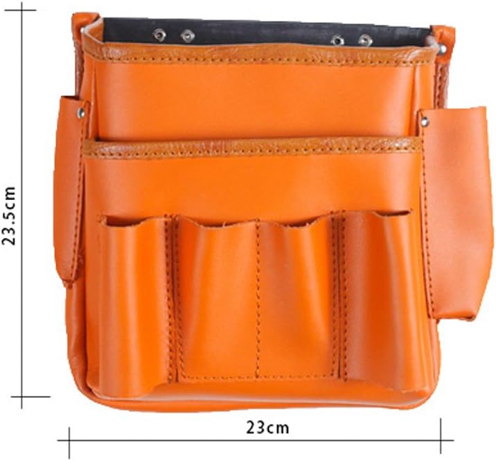 Electricians Hardware Wallcoverings Technicians Tools Pouch Leather Bag Moulti-pocket