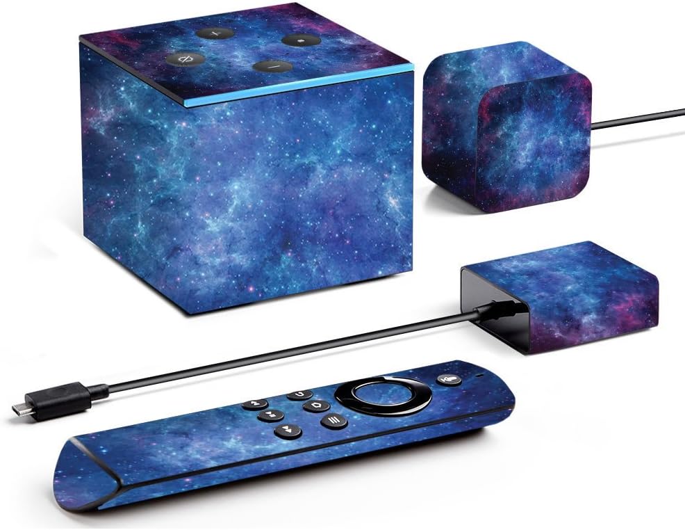 MightySkins Skin Compatible with Amazon Fire TV Cube - Nebula | Protective, Durable, and Unique Vinyl Decal wrap Cover | Easy to Apply, Remove, and Change Styles | Made in The USA
