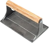 Vista 8 de Outset Hierro fundido, 8 x 8 x 3.25 pulgadas, prensa redonda para parrilla