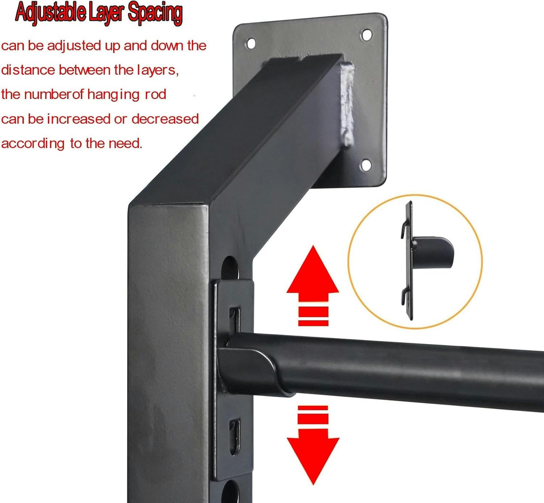 Estante de Pared para Almacenamiento de Rollos de Tela, solución Que Ahorra Espacio para la organización Textil Comercial.