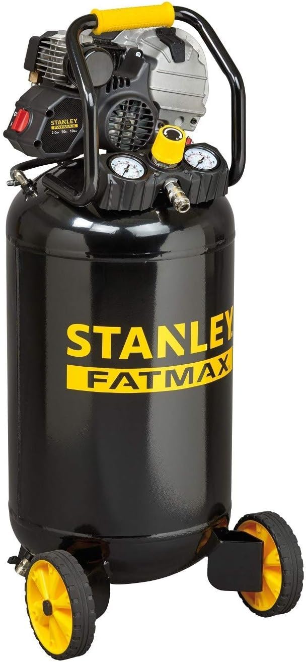 Stanley 2017208 Compresor HY227/10/50 V (compacto; eléctrico; presión 10 bar; 24 kg; tanque 50 L; potencia del motor: 2 CV)