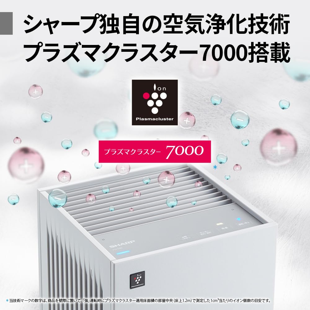 Amazon.co.jp: シャープ 空気清浄機(加湿レス) FU-T40-W プラズマ