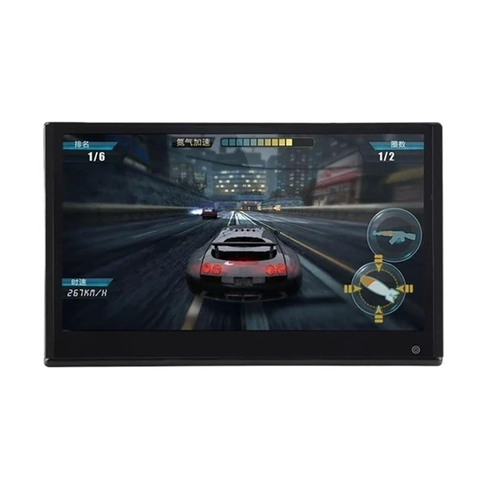 Monitor For Reposacabezas De Coche, Tableta Multifunción 3+32 GB, Pantalla Táctil, Reproductor Vídeo Y Películas 1080P, WiFi, Bluetooth, HDMI FáCil Instalación para Viajes(1 PCS Black 13.3)