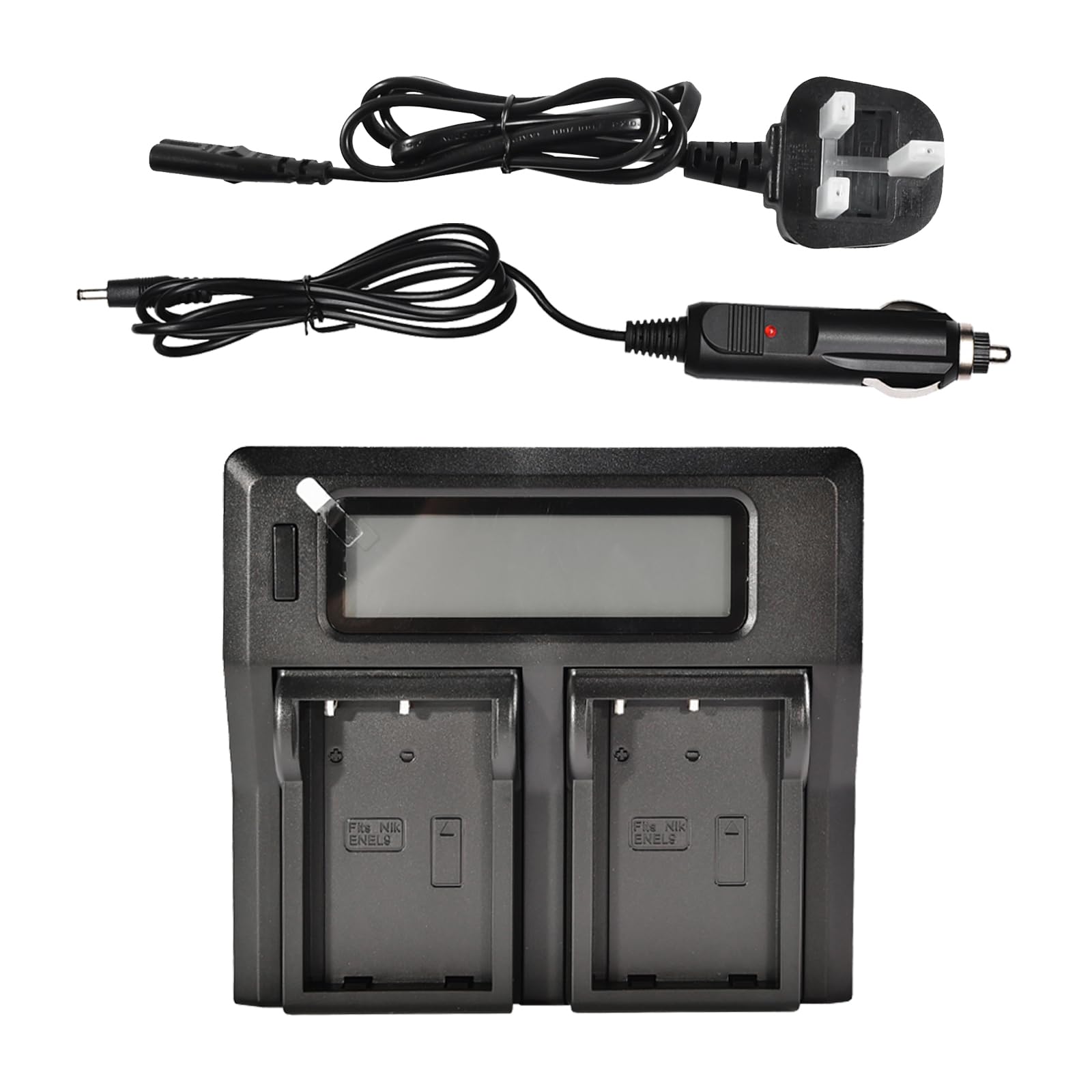 Cargador de batería Nikon EN-EL9 doble de DSTE para revivir cámaras D40 y D60 sin MH-23 8