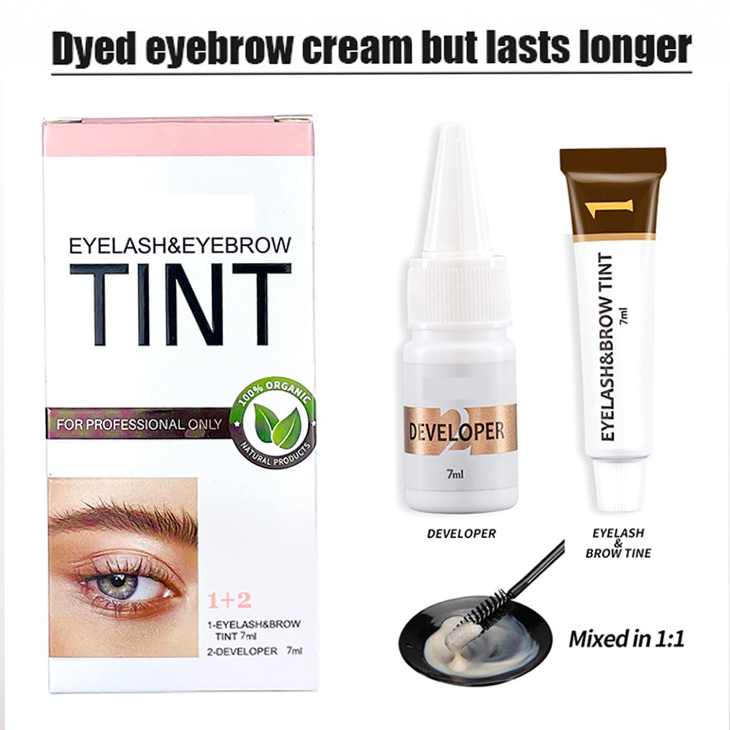 2-in-1 Eyebrow & Eyelash Tint Kit - Image 4