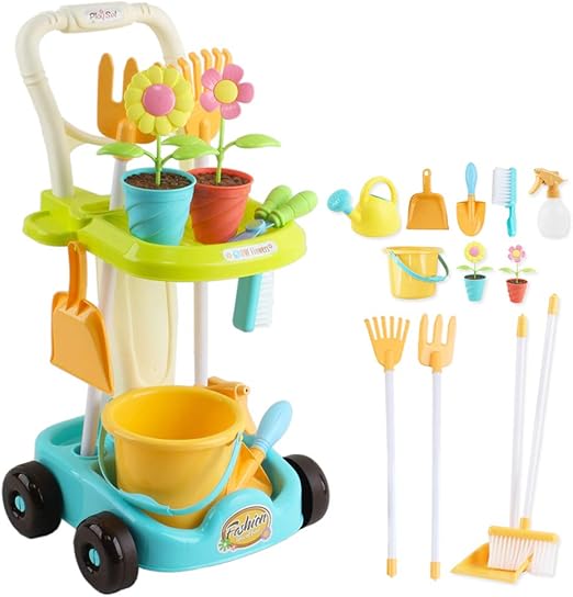 deAO Juego de Herramientas de jardinería para niños de 26 Piezas y