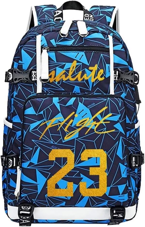 Basketball Player Number 23 Multifunction Backpack Travel Daypacks