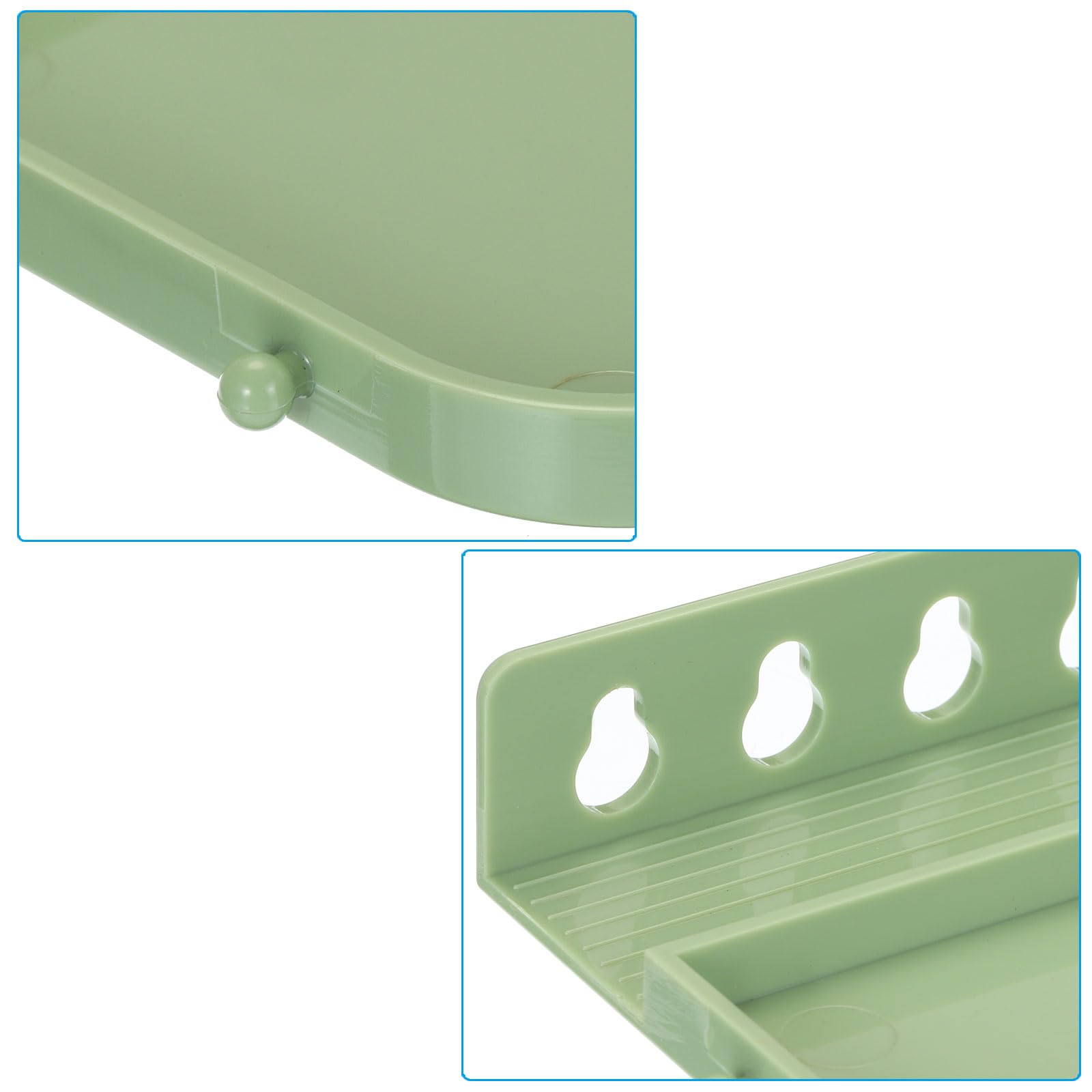 PATIKIL 34x12cm Easel Tray Replacement, Detachable Easel Tray Attachment Easel Tray Shelf Plastic for Artists Painting Brushes, Green - Image 3