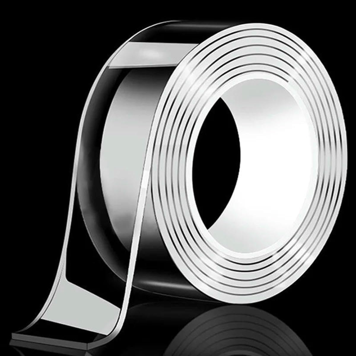 Nastro biadesivo nano, nastro trasparente impermeabile extra forte, senza tracce, nastro decorativo riutilizzabile, addensato, strumenti per la casa - 50 mm - Nastro nano - 20 m - 1 mm
