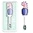 ZMRZ Kids Manual Toothbrush, Ultra-Soft Kids Toothbrush for Sensitive Teeth & Gums, Gentle Toddler & Children\'s Brush with 10000 Bristles Travel-Friendly Design for Ages 2-7 (Purple)