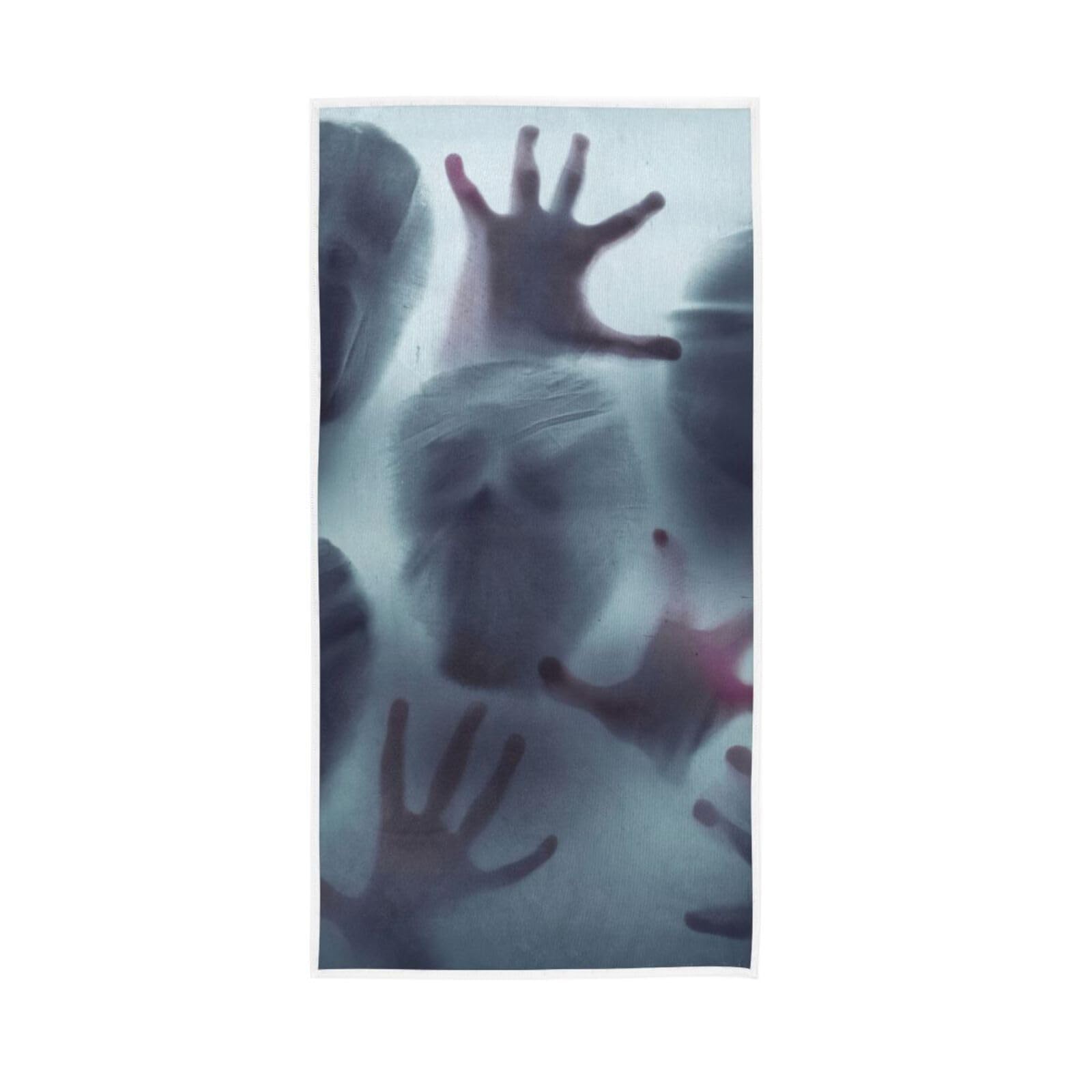 LSRCPD Halloween Horror Skull Bathroom Handtowel, 15 x 30 Inch Decorative Towels Soft Hand Towels Esthetician Towels for Facials