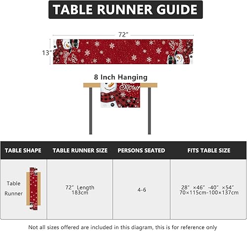 Miniatura 6 de Camino de mesa de Pascua (13 x 72 pulgadas -B)