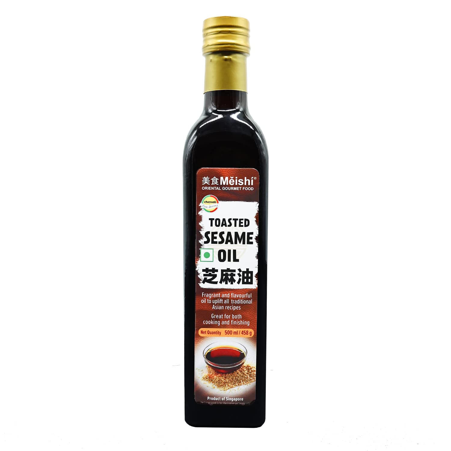 Meishi Toasted Sesame Seed Oil | 500ml | 100% Natural | Vegan, Kosher and Gluten free | Liquid Seasoning | For Sautéing & Finishing| Enjoy with Noodles, Salads, Stir-fries, Sauces, Marinades (B0BHJ9WSBP) Amazon Price History, Amazon Price Tracker