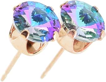 ANISSA KERMICHE Nip It In The Bud gold-plated crystal earrings | NET-A