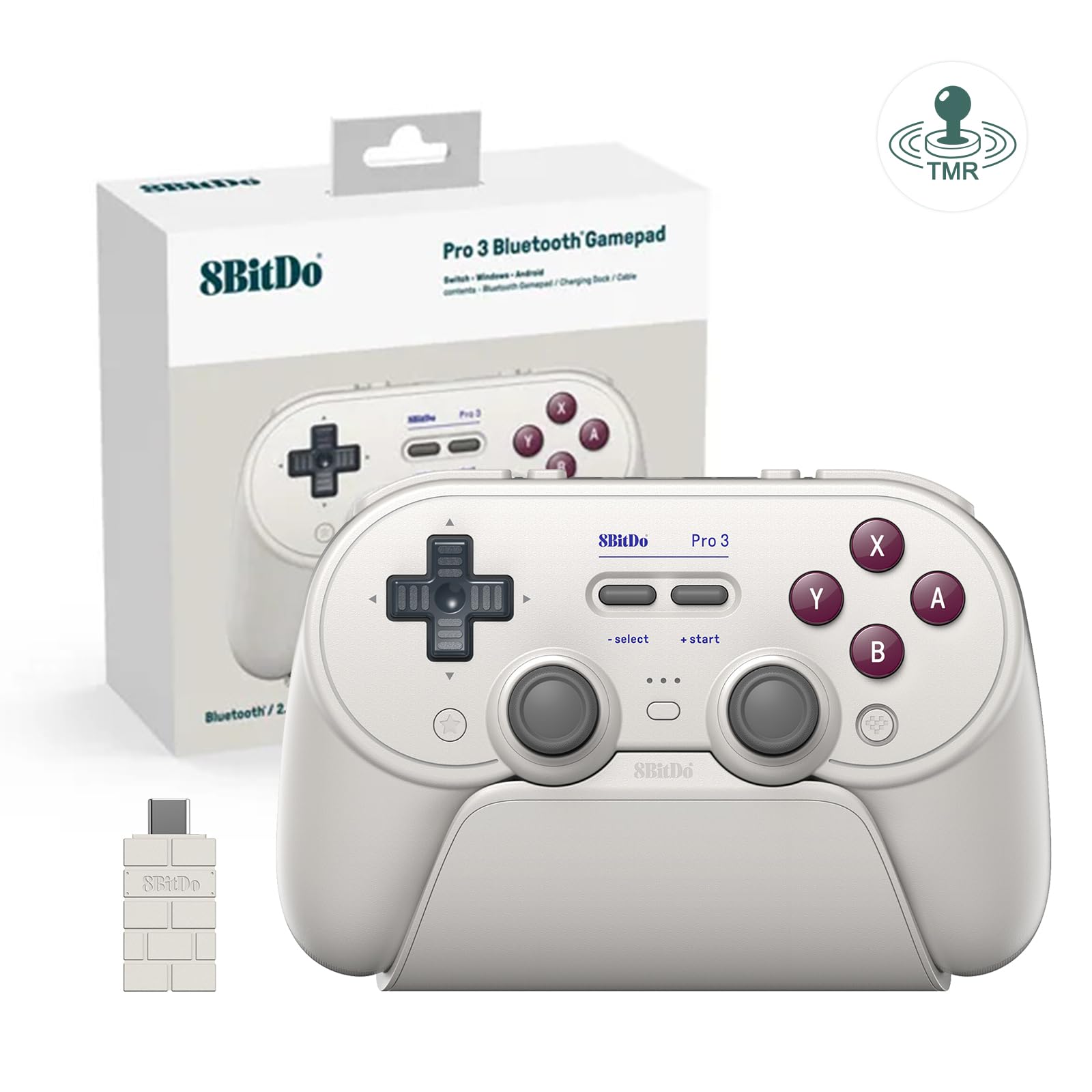 Amazon.com: 8BitDo Pro 3 Bluetooth Controller for Switch/Switch2